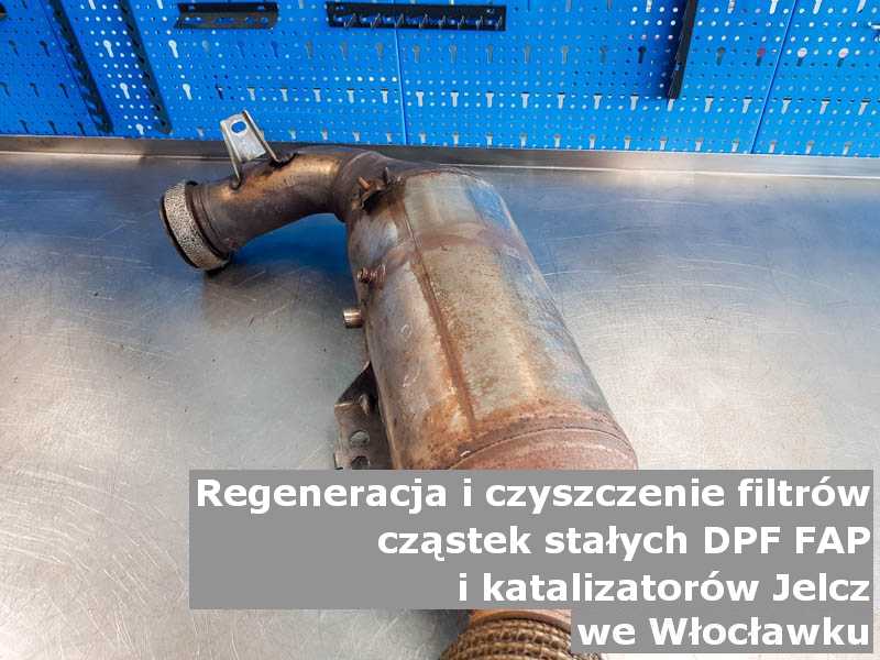 Myty filtr cząstek stałych marki Jelcz, w laboratorium, w Włocławku.