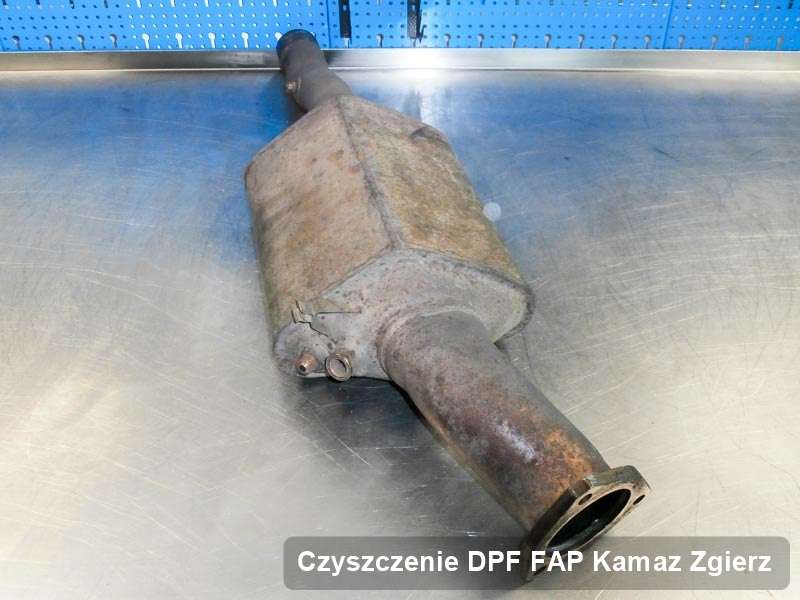 Filtr cząstek stałych DPF do samochodu marki Kamaz w Zgierzu oczyszczony w specjalistycznym urządzeniu, gotowy do wysyłki