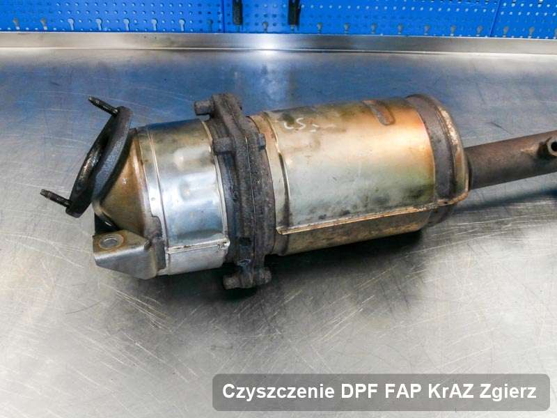 Filtr cząstek stałych DPF I FAP do samochodu marki KrAZ w Zgierzu oczyszczony na dedykowanej maszynie, gotowy do montażu