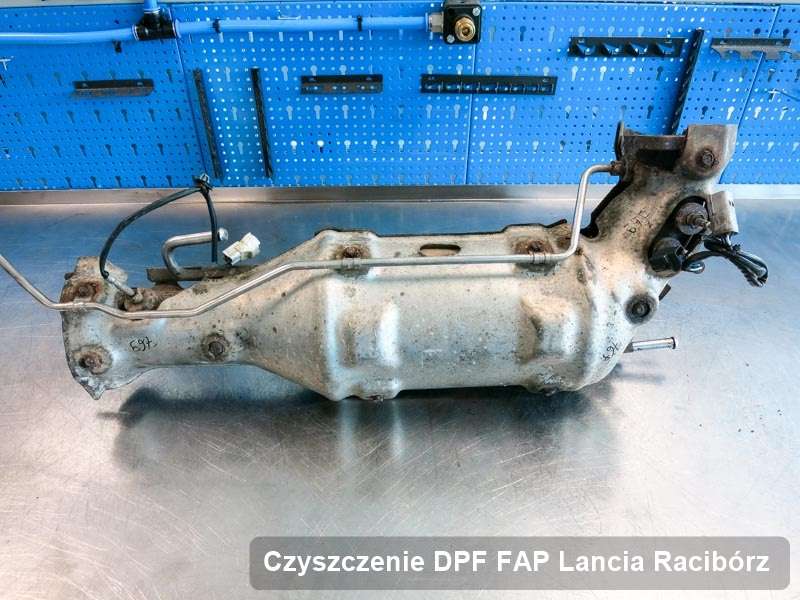 Filtr cząstek stałych DPF I FAP do samochodu marki Lancia w Raciborzu dopalony na dedykowanej maszynie, gotowy do montażu