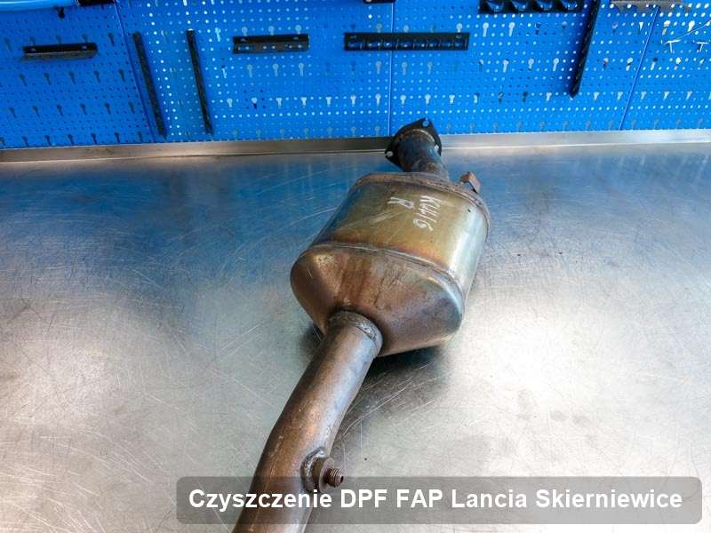 Filtr DPF i FAP do samochodu marki Lancia w Skierniewicach wyczyszczony w dedykowanym urządzeniu, gotowy do zamontowania