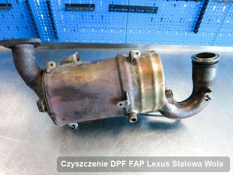 Filtr cząstek stałych DPF I FAP do samochodu marki Lexus w Stalowej Woli naprawiony na dedykowanej maszynie, gotowy do instalacji