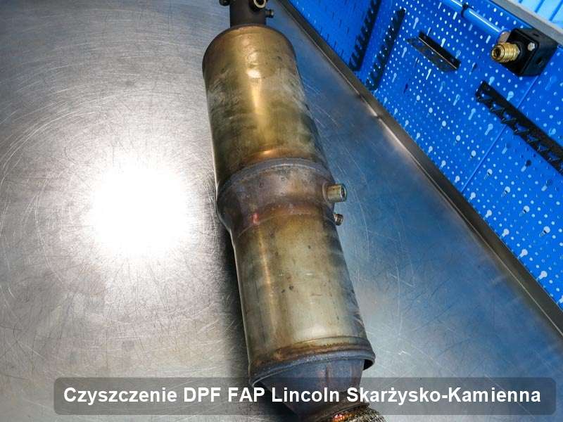 Filtr DPF i FAP do samochodu marki Lincoln w Skarżysku-Kamiennej naprawiony na odpowiedniej maszynie, gotowy do instalacji