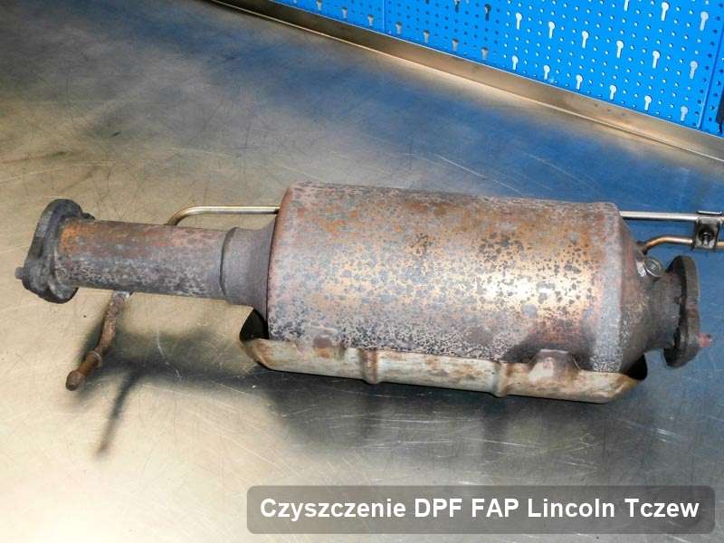 Filtr cząstek stałych DPF do samochodu marki Lincoln w Tczewie zregenerowany na dedykowanej maszynie, gotowy do zamontowania