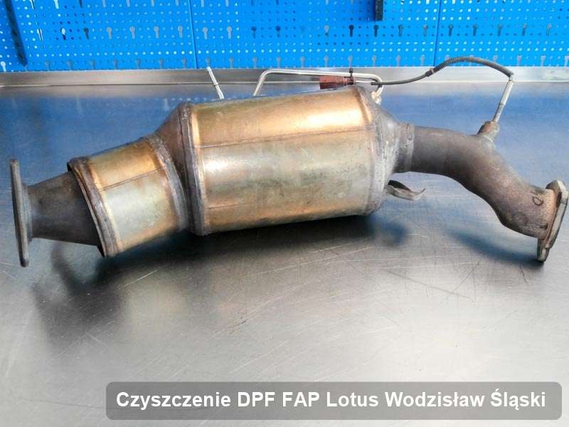 Filtr DPF układu redukcji emisji spalin do samochodu marki Lotus w Wodzisławiu Śląskim dopalony na dedykowanej maszynie, gotowy do instalacji