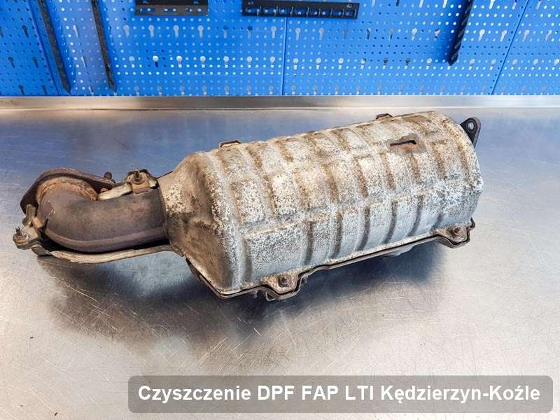 Filtr DPF układu redukcji emisji spalin do samochodu marki LTI w Kędzierzynie-Koźlu wyremontowany na specjalistycznej maszynie, gotowy spakowania