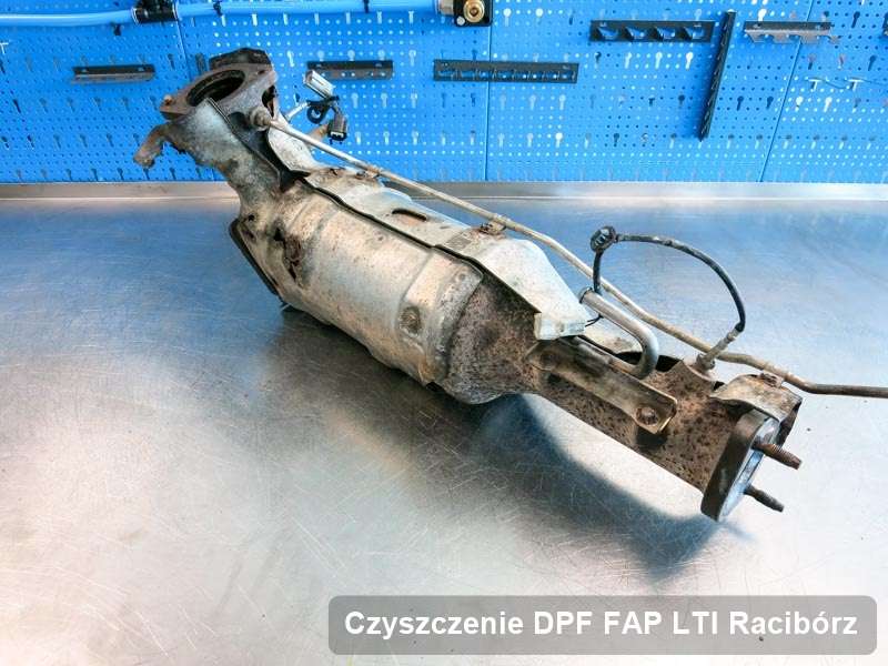 Filtr DPF i FAP do samochodu marki LTI w Raciborzu naprawiony w specjalnym urządzeniu, gotowy do wysyłki