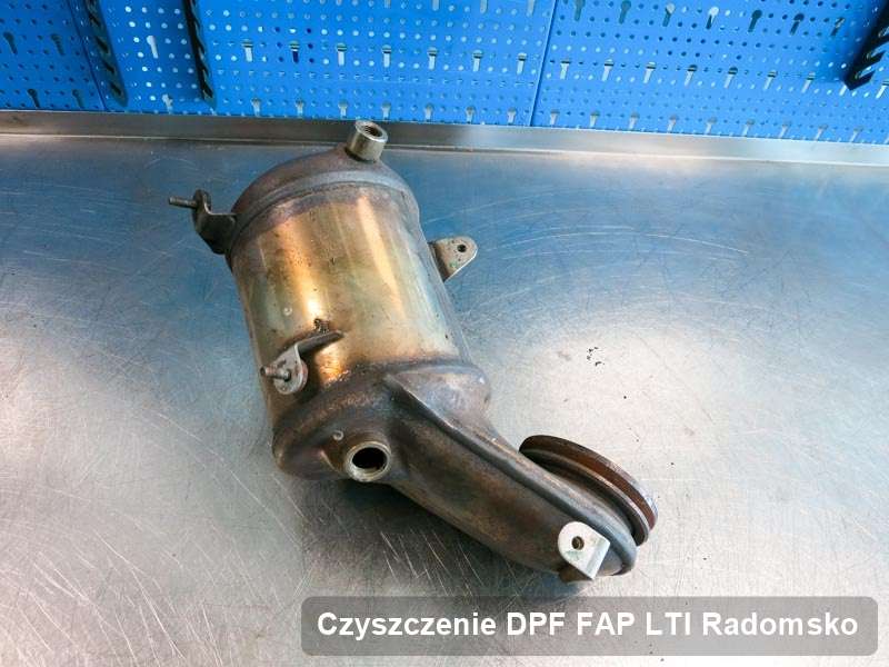 Filtr cząstek stałych FAP do samochodu marki LTI w Radomsku wyczyszczony w specjalnym urządzeniu, gotowy do montażu