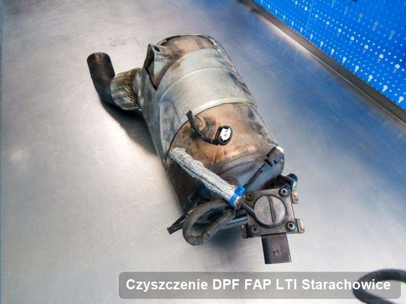 Filtr DPF i FAP do samochodu marki LTI w Starachowicach zregenerowany w specjalnym urządzeniu, gotowy do montażu