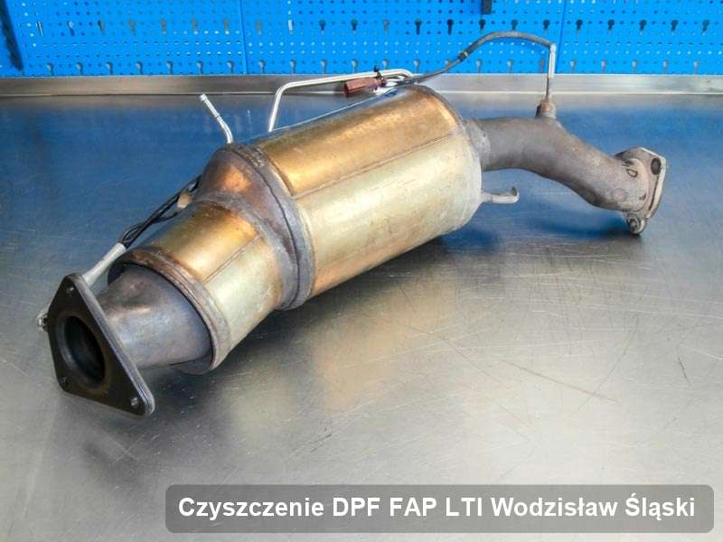 Filtr DPF i FAP do samochodu marki LTI w Wodzisławiu Śląskim oczyszczony na specjalnej maszynie, gotowy spakowania