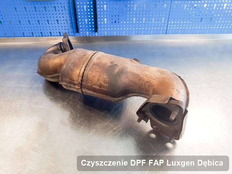 Filtr DPF układu redukcji emisji spalin do samochodu marki Luxgen w Dębicy dopalony na specjalistycznej maszynie, gotowy do zamontowania