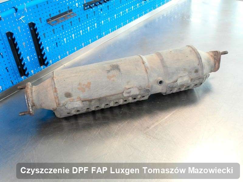 Filtr FAP do samochodu marki Luxgen w Tomaszowie Mazowieckim wyremontowany w dedykowanym urządzeniu, gotowy do montażu