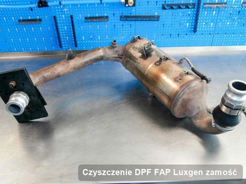 Filtr cząstek stałych DPF I FAP do samochodu marki Luxgen w Zamościu dopalony na specjalnej maszynie, gotowy do instalacji