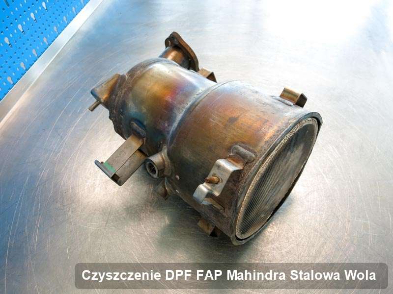 Filtr DPF i FAP do samochodu marki Mahindra w Stalowej Woli naprawiony w specjalistycznym urządzeniu, gotowy do instalacji