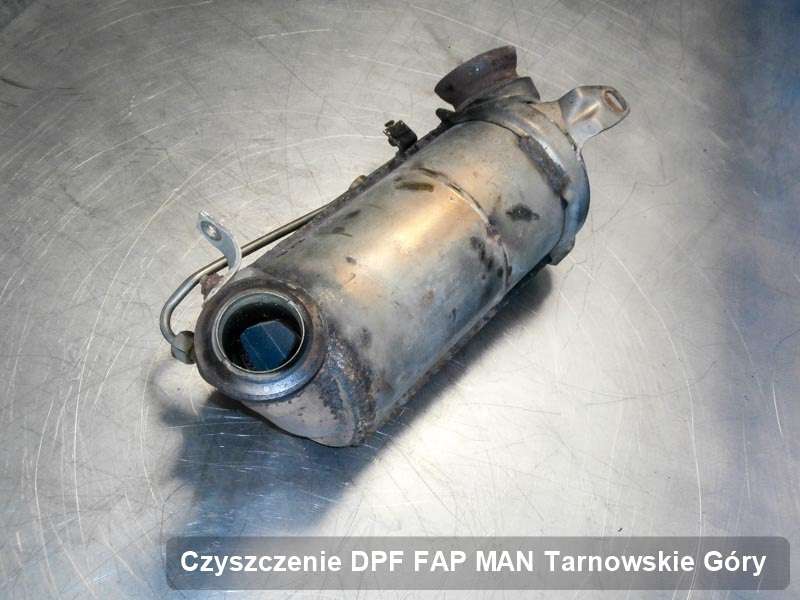 Filtr cząstek stałych FAP do samochodu marki MAN w Tarnowskich Górach wyremontowany w specjalnym urządzeniu, gotowy do zamontowania