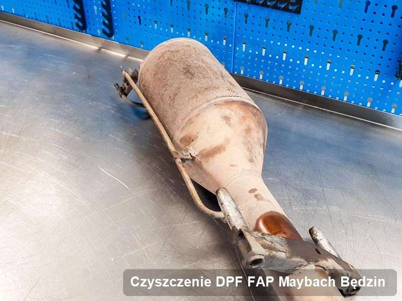 Filtr cząstek stałych FAP do samochodu marki Maybach w Będzinie wypalony na specjalistycznej maszynie, gotowy do zamontowania