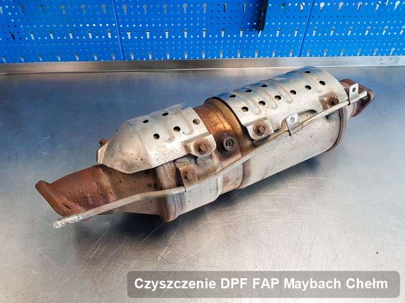 Filtr cząstek stałych FAP do samochodu marki Maybach w Chełmie zregenerowany na specjalnej maszynie, gotowy do montażu