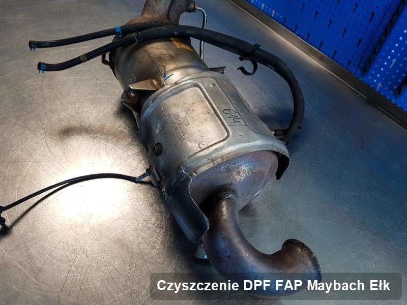 Filtr FAP do samochodu marki Maybach w Ełku wyremontowany na specjalnej maszynie, gotowy spakowania