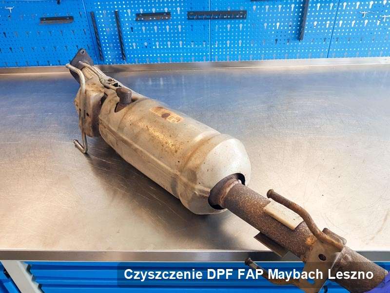 Filtr cząstek stałych FAP do samochodu marki Maybach w Lesznie zregenerowany w dedykowanym urządzeniu, gotowy do zamontowania