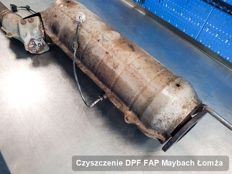 Filtr DPF układu redukcji emisji spalin do samochodu marki Maybach w Łomży zregenerowany w specjalistycznym urządzeniu, gotowy spakowania