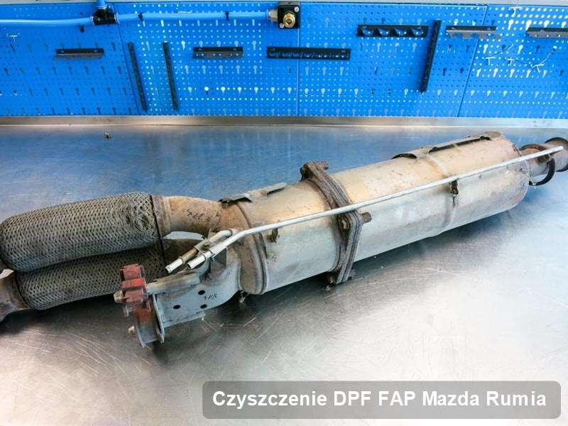 Filtr cząstek stałych DPF do samochodu marki Mazda w Rumi wyremontowany na odpowiedniej maszynie, gotowy do instalacji