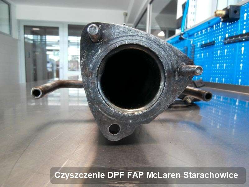 Filtr DPF układu redukcji emisji spalin do samochodu marki McLaren w Starachowicach naprawiony w dedykowanym urządzeniu, gotowy do montażu