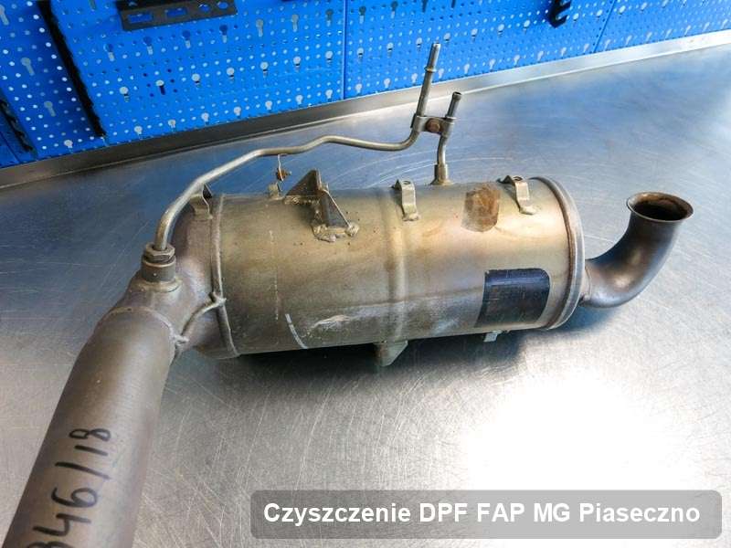 Filtr DPF i FAP do samochodu marki MG w Piasecznie wyczyszczony w dedykowanym urządzeniu, gotowy do instalacji