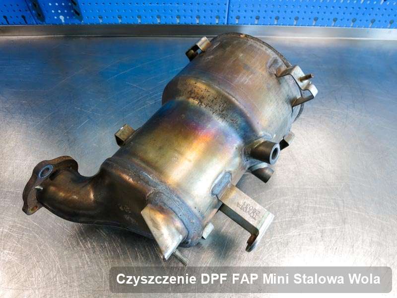 Filtr cząstek stałych DPF do samochodu marki Mini w Stalowej Woli wyremontowany w specjalistycznym urządzeniu, gotowy do wysyłki