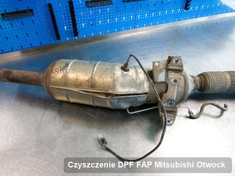 Filtr cząstek stałych DPF I FAP do samochodu marki Mitsubishi w Otwocku naprawiony w specjalnym urządzeniu, gotowy do wysyłki