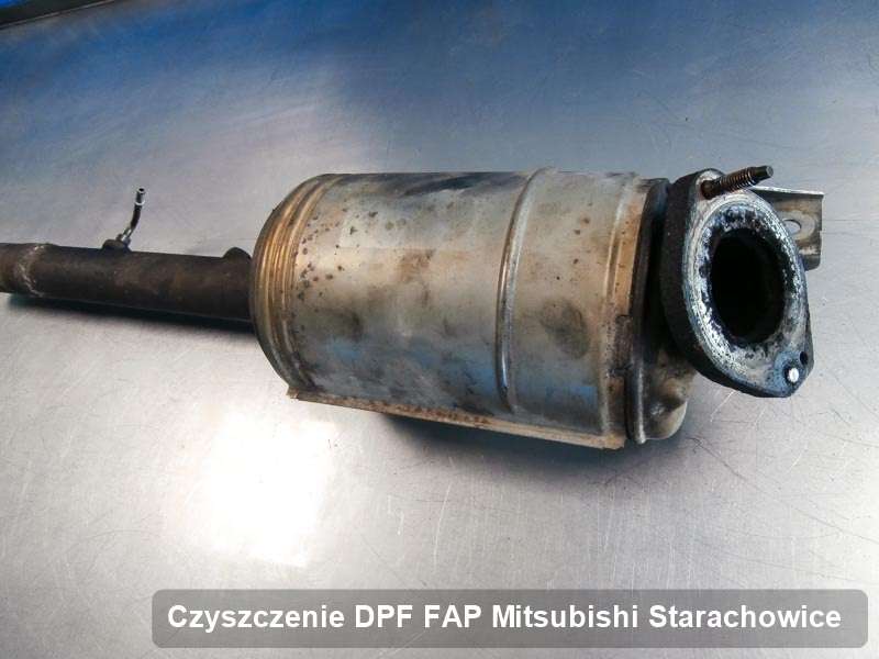 Filtr cząstek stałych FAP do samochodu marki Mitsubishi w Starachowicach naprawiony na specjalnej maszynie, gotowy spakowania