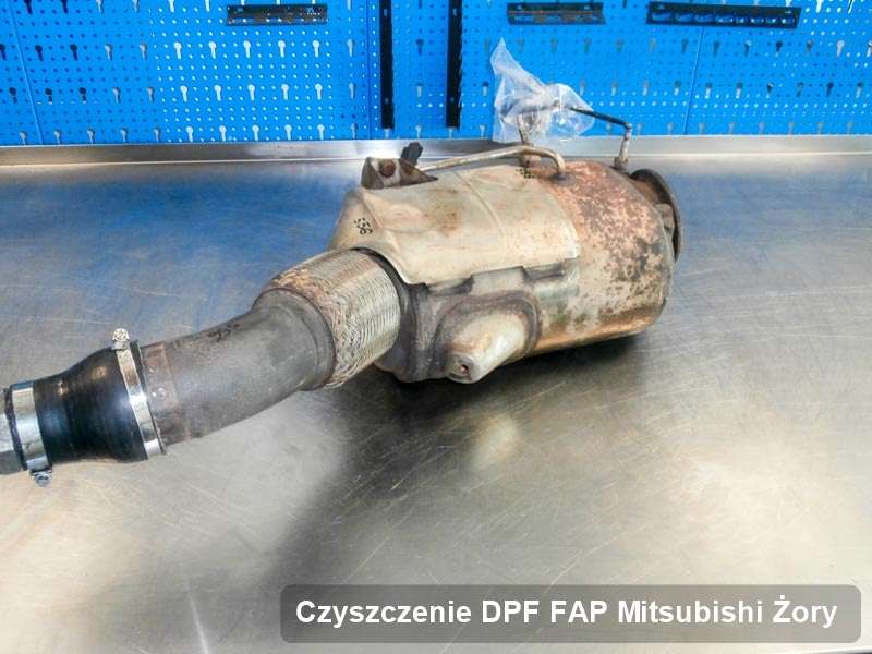 Filtr cząstek stałych FAP do samochodu marki Mitsubishi w Żorach oczyszczony w specjalistycznym urządzeniu, gotowy do wysyłki