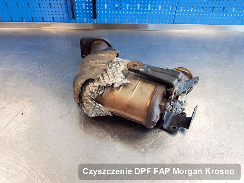 Filtr cząstek stałych FAP do samochodu marki Morgan w Krosnie dopalony w specjalnym urządzeniu, gotowy spakowania