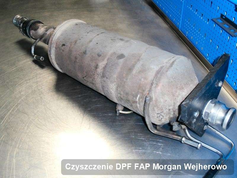 Filtr cząstek stałych DPF do samochodu marki Morgan w Wejherowie zregenerowany w dedykowanym urządzeniu, gotowy do wysyłki