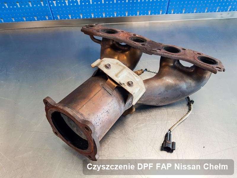 Filtr cząstek stałych DPF I FAP do samochodu marki Nissan w Chełmie dopalony w specjalnym urządzeniu, gotowy do montażu