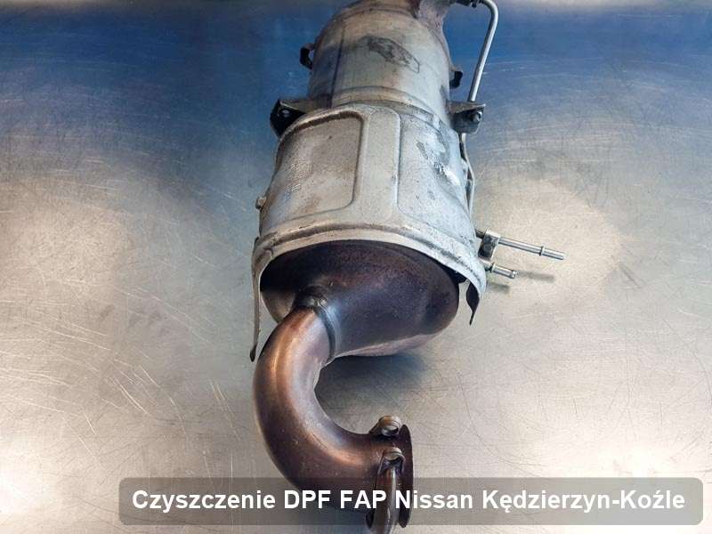 Filtr DPF do samochodu marki Nissan w Kędzierzynie-Koźlu wyczyszczony na dedykowanej maszynie, gotowy do wysyłki