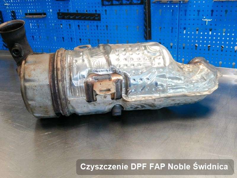 Filtr cząstek stałych DPF I FAP do samochodu marki Noble w Świdnicy wypalony w dedykowanym urządzeniu, gotowy do zamontowania