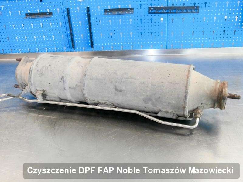Filtr cząstek stałych FAP do samochodu marki Noble w Tomaszowie Mazowieckim wyremontowany na dedykowanej maszynie, gotowy spakowania