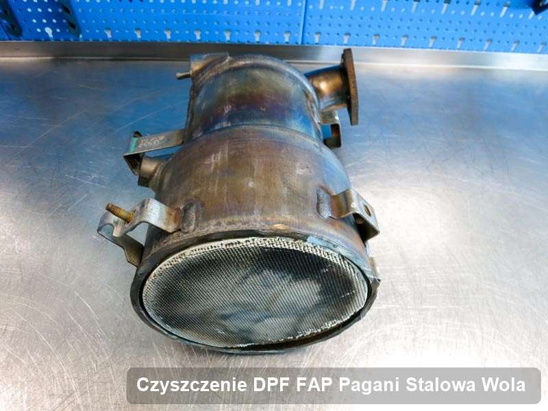 Filtr cząstek stałych do samochodu marki Pagani w Stalowej Woli oczyszczony w specjalistycznym urządzeniu, gotowy do zamontowania