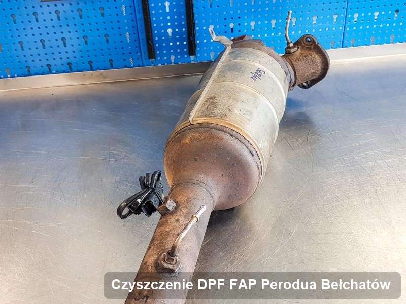 Filtr DPF i FAP do samochodu marki Perodua w Bełchatowie dopalony w specjalistycznym urządzeniu, gotowy do zamontowania
