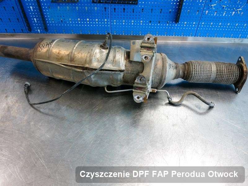 Filtr cząstek stałych DPF do samochodu marki Perodua w Otwocku dopalony w dedykowanym urządzeniu, gotowy do zamontowania