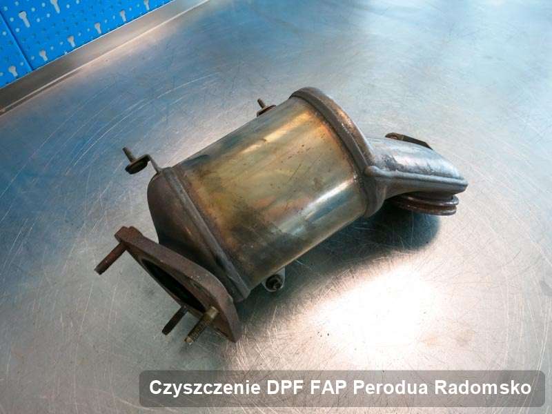 Filtr DPF do samochodu marki Perodua w Radomsku dopalony w dedykowanym urządzeniu, gotowy do instalacji