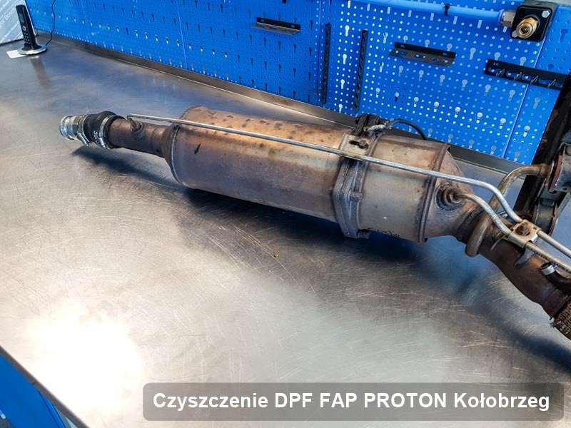 Filtr DPF i FAP do samochodu marki PROTON w Kołobrzegu wyremontowany w dedykowanym urządzeniu, gotowy do instalacji