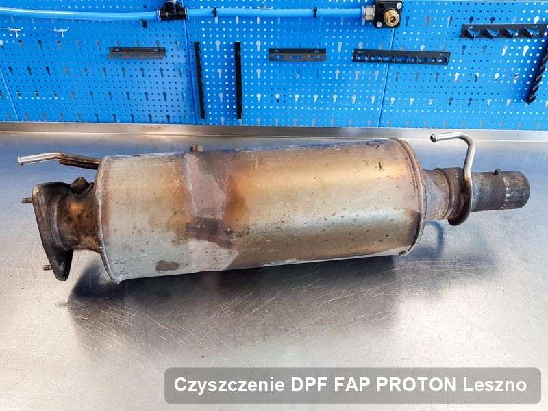 Filtr cząstek stałych FAP do samochodu marki PROTON w Lesznie wypalony na specjalnej maszynie, gotowy spakowania