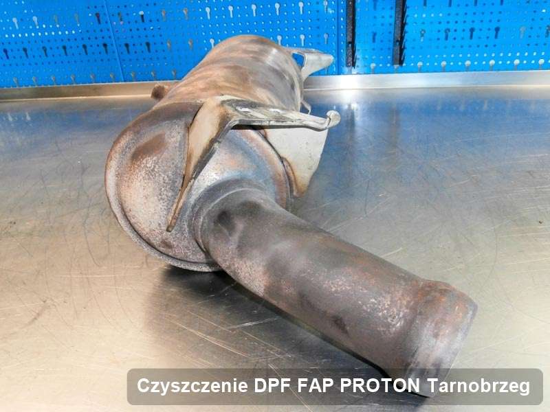 Filtr cząstek stałych DPF I FAP do samochodu marki PROTON w Tarnobrzegu wyremontowany w specjalistycznym urządzeniu, gotowy do instalacji