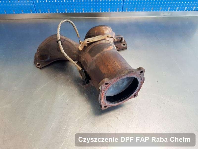 Filtr cząstek stałych DPF do samochodu marki Raba w Chełmie naprawiony w specjalnym urządzeniu, gotowy do zamontowania