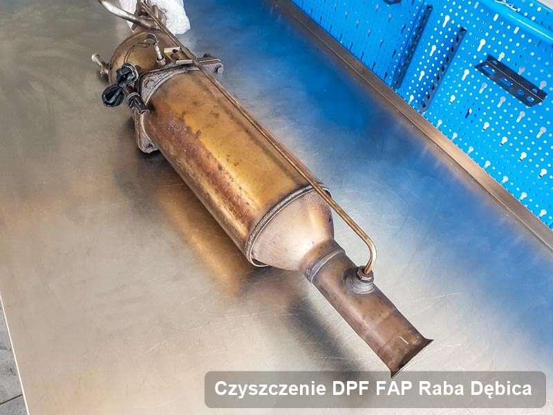 Filtr DPF do samochodu marki Raba w Dębicy oczyszczony w specjalistycznym urządzeniu, gotowy spakowania