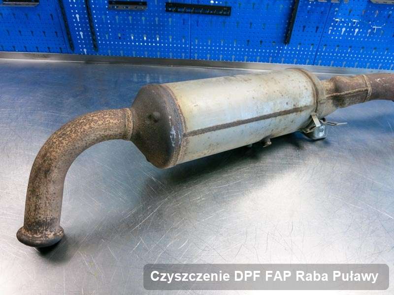 Filtr cząstek stałych FAP do samochodu marki Raba w Puławach wypalony w specjalnym urządzeniu, gotowy do montażu