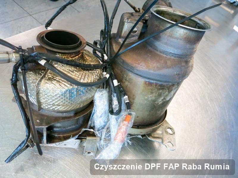 Filtr cząstek stałych DPF do samochodu marki Raba w Rumi wyczyszczony na specjalistycznej maszynie, gotowy do montażu