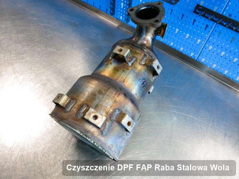 Filtr DPF do samochodu marki Raba w Stalowej Woli oczyszczony na specjalnej maszynie, gotowy do instalacji