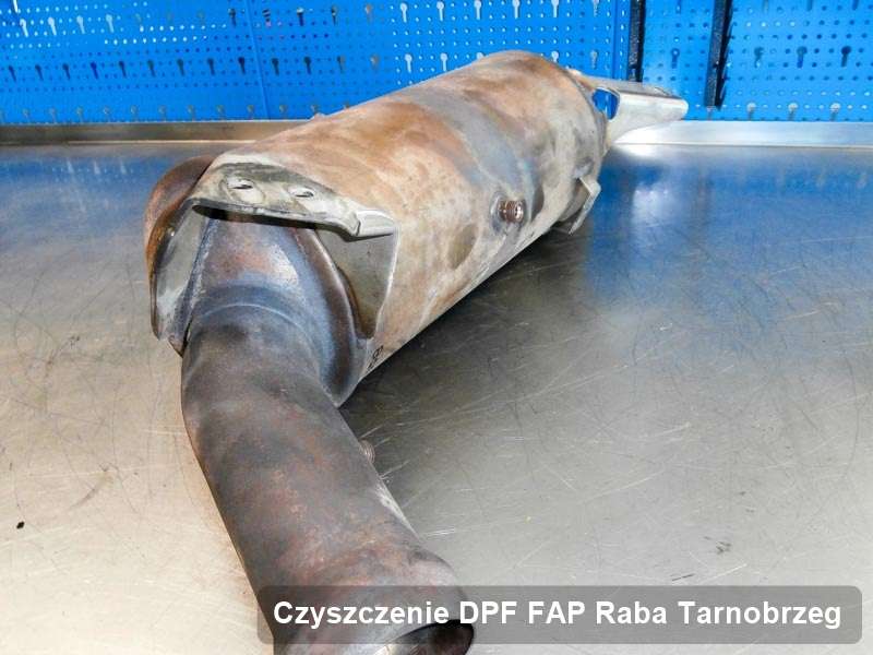 Filtr DPF do samochodu marki Raba w Tarnobrzegu naprawiony na odpowiedniej maszynie, gotowy spakowania